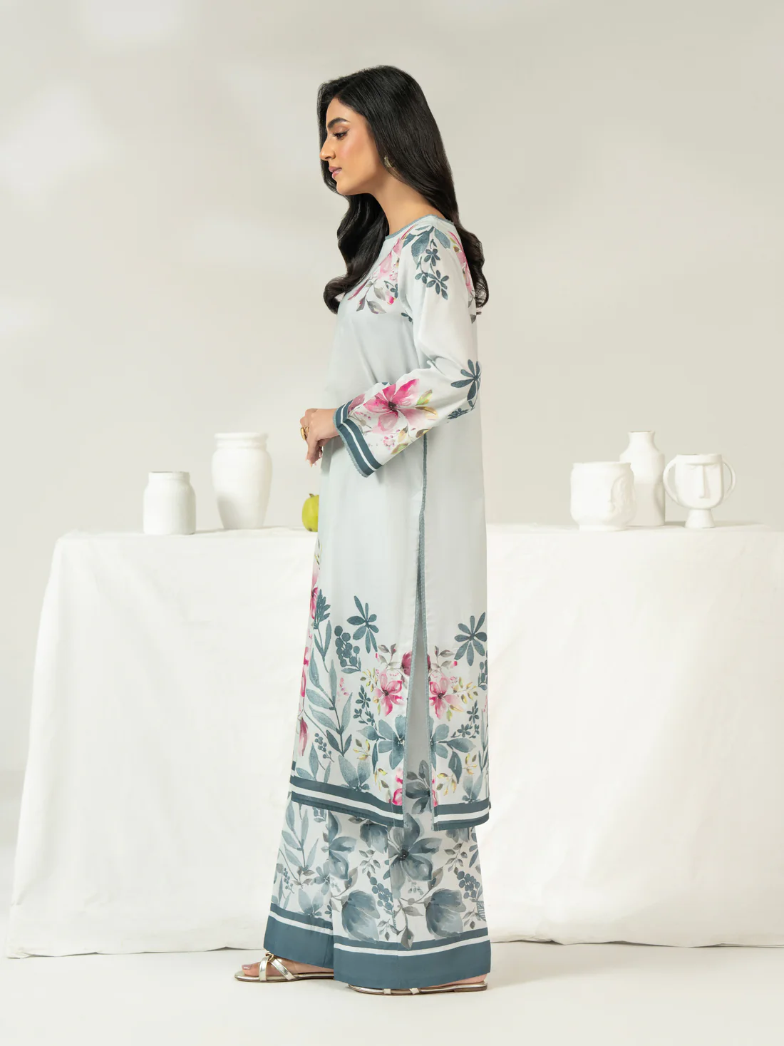 U4384ST-2PC-199_3_-2PieceCambricSuit-Printed_Unstitched Mahaveera Stitched Lawn - Image 2